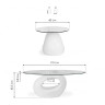 Журнальные столы Orfeo 110х60х43 white
