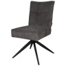 FLORENTIN поворотный стул с фозвратом, обивка тканью, цвет антрацит / черный 