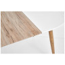 Обеденные столы Стол обеденный Halmar EDWARD раскладной (белый/дуб сан ремо)