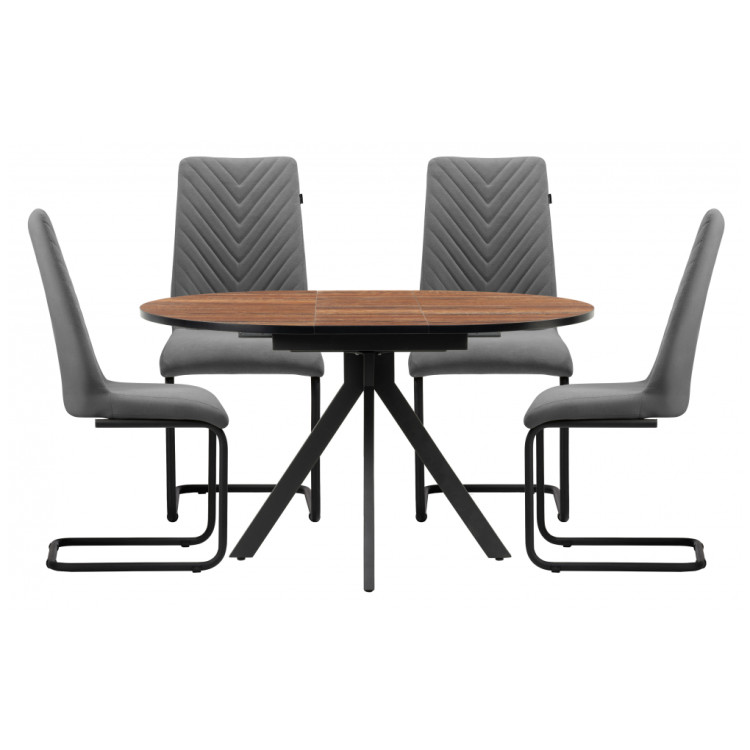 Мебель для дома Эмелин дерево / серый / черный