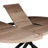 ORSON.WOOD раздвижной обеденный стол с деревянной столешницей