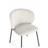 Стулья на металлокаркасе Рикко белый (milk) / черный