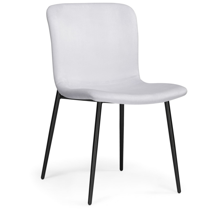 Стулья Игон серый / черный муар