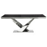 Стеклянные столы Levon 200x100x75 black