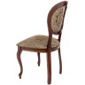 ADRIANO деревянный стул в классическом стиле с округлой спинкой, обивка ткань 