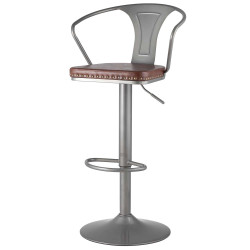 Полубарные стулья для баров и кафе. Полубарный стул TOLIX ARMS SOFT BAR