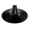 Стеклянные столы Tulip 90 black glass