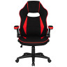 Геймерские кресла Кресло игровое DOBRIN RICK, черно-красная ткань
