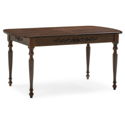 БЕВЬЕ орех темный / орех деревянный обеденный стол