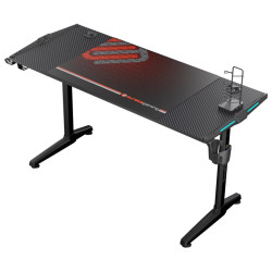 Стол для компьютера (для геймеров) EUREKA GIP 55, Black Игровой компьютерный стол