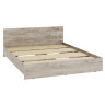 Кровати Адайн КР-160 160х200 дуб крафт серый / дуб крафт серый