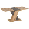 Ламинированные столы BRIDGE 120  BRIDGE 120-160/80 стол обеденный с ламинированной столешницей (корпус дуб вотан, Вольфрам)
