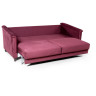 Дизайнерские диваны Amsterdam диван-кровать трехместный прямой, велюр красный