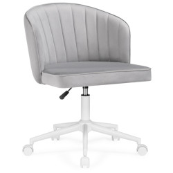 Офисное кресло Дэни светло-серый / белый