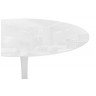 Стеклянные столы Tulip 90 super white glass