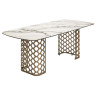 CHIAVARI-220 стол с матовой керамической столешницей