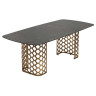 CHIAVARI-220 стол с матовой керамической столешницей
