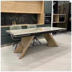 МАНХЭТТЕН 200 PANDORA / дуб галифакс  Стол обеденный