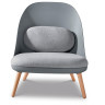 RX-12W дизайнерское лаунж-кресло для отдыха с мягкими подушками, обивка ткань