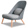 RX-12W дизайнерское лаунж-кресло для отдыха с мягкими подушками, обивка ткань