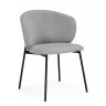 Стулья на металлокаркасе Рикко серый (81 cloud) / черный