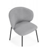 Стулья на металлокаркасе Рикко серый (81 cloud) / черный