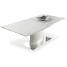 DUPEN DT-01-180 раздвижной обеденный стол с глянцевым покрытием на стальном основании