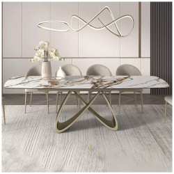 PALACIO 180 GLOSS GRAND JADE / шампань керамический обеденный стол