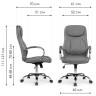 Офисные кресла Tron gray fabric