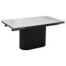 АРИЯ 160 стол с керамической столешницей, цвет PANDORA LIGHT / черный каркас