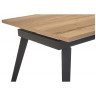 Деревянные столы Кхал галифакс натуральный / графит