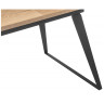 Деревянные столы Кхал галифакс натуральный / графит