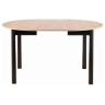 Кухонные столы Стол обеденный Signal DANTE раскладной (дуб артизан/черный мат)