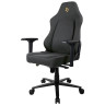 Игровые кресла Компьютерное кресло (для геймеров) Arozzi Primo Woven Fabric - Black - Gold logo