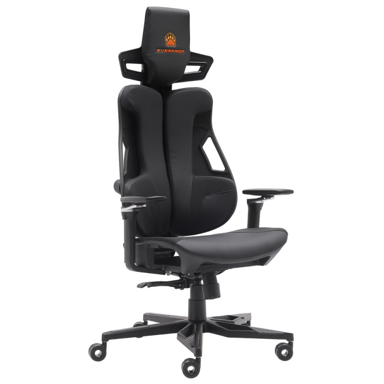 Геймерские кресла Стул для геймера Everprof Serval X Экокожа Черный