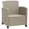 Садовые комплекты для отдыха Плетеный комплект мебели с диваном AFM-804B Beige-Grey