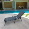 Шезлонги для дачи Шезлонг-лежак Бирма-1 MC-2051A Black