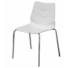 LEAF 01 стул пластиковый на металлокаркасе, дизайнерский