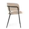 Стулья на металлокаркасе Осло темно-бежевый (H-07) / черный