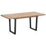 Ламинированные столы Стол обеденный JACKSON 138-180/85 (корпус дуб канзас, Чёрный)