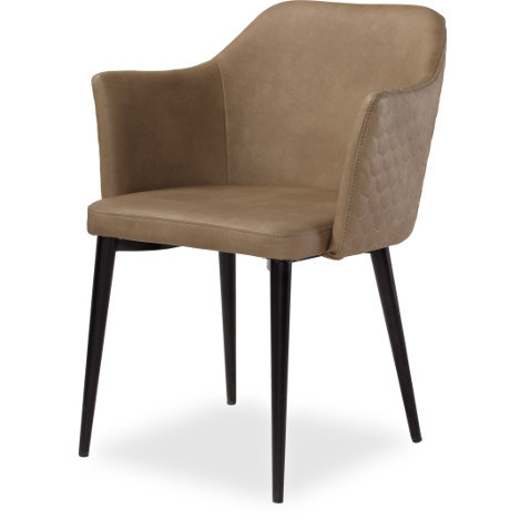Amalfi PRANZO - удобный стул-кресло, обивка экокожа