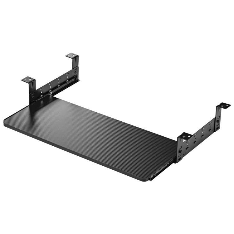 Аксессуары для компьютера Выдвижная полка для клавиатуры EUREKA ERK-POK01-B, черный