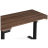 Компьютерные столы Маркос с механизмом подъема 140х80х75 черный / кантри орех