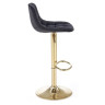 Барные стулья Стул барный Halmar H-120 (черный/золотой)