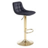 Барные стулья Стул барный Halmar H-120 (черный/золотой)
