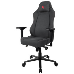 Компьютерное кресло (для геймеров) Arozzi Primo Woven Fabric - Black - Red logo