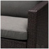 Шезлонг складной Плетеный диван S65A-W53 Brown