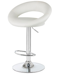 Полубарные стулья недорогие. DOBRIN MIRA белый Стул полубарный