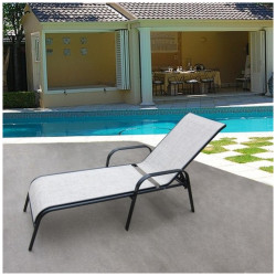 Шезлонг-лежак Бирма-2 MC-2051B Beige Шезлонг