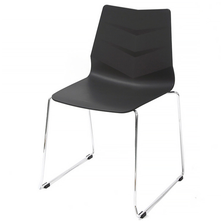 LEAF 02 стул пластиковый на металлокаркасе, дизайнерский